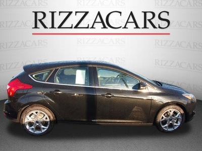 ford focus 2014 black hatchback titanium flex fuel 4 cylinders front wheel drive automatic with overdrive 60546