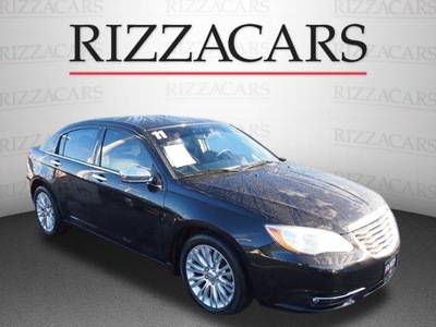 chrysler 200 2011 black sedan limited flex fuel 6 cylinders front wheel drive automatic with overdrive 60546