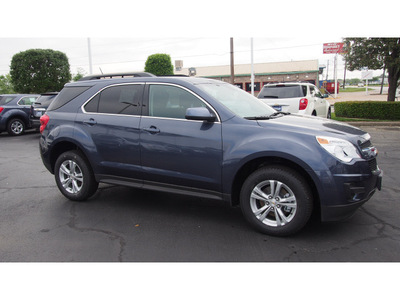 chevrolet equinox 2014 blue suv lt gasoline 4 cylinders front wheel drive 6 speed automatic 77581