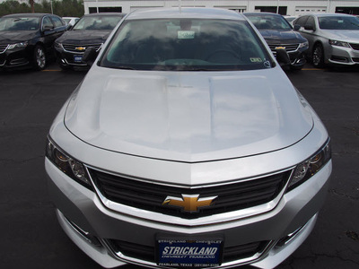 chevrolet impala 2014 silver sedan ls gasoline 4 cylinders front wheel drive 6 speed automatic 77581