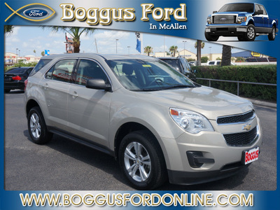 chevrolet equinox 2011 gold suv ls gasoline 4 cylinders front wheel drive 6 speed automatic 78501