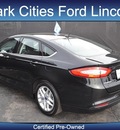 ford fusion 2014 black sedan se gasoline 4 cylinders front wheel drive automatic 75235