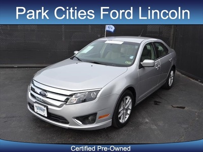 ford fusion 2012 silver sedan sel gasoline 4 cylinders front wheel drive automatic 75235