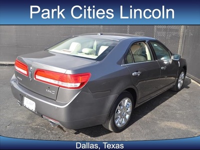 lincoln mkz 2011 gray sedan gasoline 6 cylinders front wheel drive shiftable automatic 75235