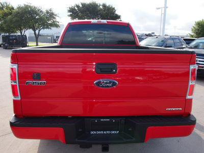 ford f 150 2013 red stx flex fuel 8 cylinders 2 wheel drive automatic 76011