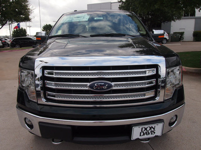 ford f 150 2013 green lariat gasoline 6 cylinders 4 wheel drive automatic 76011