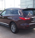 infiniti jx35 2013 midnight garnet suv c gasoline 6 cylinders front wheel drive cvt 77074