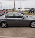 infiniti g37 sedan 2012 gray sedan g gasoline 6 cylinders rear wheel drive shiftable automatic 77074