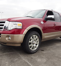 ford expedition el 2014 ruby red tinted cle suv king ranch flex fuel 8 cylinders 2 wheel drive automatic 77521