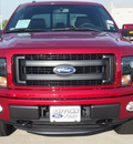 ford f 150 2014 red fx4 flex fuel 8 cylinders 4 wheel drive automatic 77521