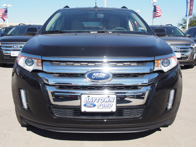 ford edge 2014 black sel gasoline 6 cylinders front wheel drive shiftable automatic 77521