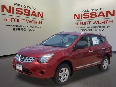 nissan rogue select 2014 red s gasoline 4 cylinders all whee drive automatic 76116