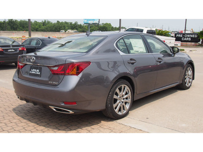 lexus gs 350 2014 gray sedan gasoline 6 cylinders rear wheel drive 8 speed 77546