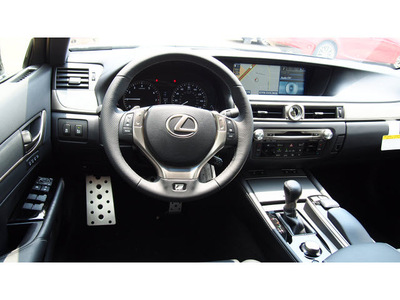 lexus gs 350 2014 black sedan f sport gasoline 6 cylinders rear wheel drive automatic 77074