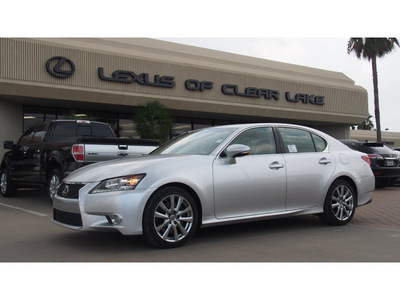 lexus gs 350 2014 silver sedan gasoline 6 cylinders rear wheel drive 8 speed 77546