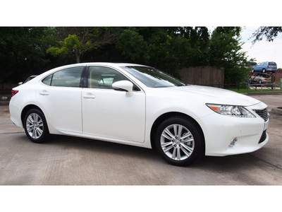 lexus es 350 2014 white sedan 6 cylinders automatic 77074