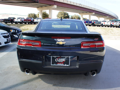 chevrolet camaro 2014 dk  blue coupe ss gasoline 8 cylinders rear wheel drive automatic 76051