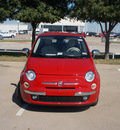 fiat 500c 2013 red 2dr conv lounge gasoline 4 cylinders front wheel drive automatic 76108