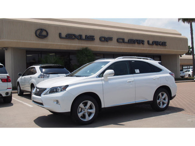 lexus rx 350 2015 white suv gasoline 6 cylinders front wheel drive shiftable automatic 77546