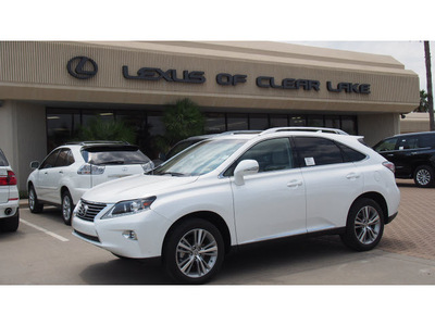 lexus rx 350 2015 white suv gasoline 6 cylinders front wheel drive shiftable automatic 77546