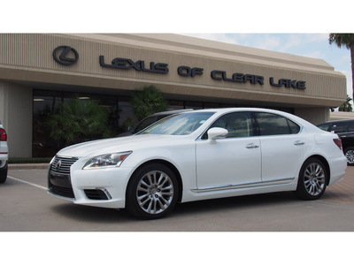 lexus ls 460 2014 white sedan gasoline 8 cylinders rear wheel drive 8 speed 77546