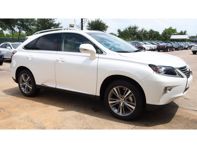 lexus rx 350 2015 white suv gasoline 6 cylinders front wheel drive automatic 77074