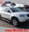 gmc acadia 2012 white suv sl gasoline 6 cylinders front wheel drive 6 speed automatic 77539