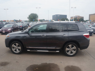 toyota highlander 2012 gray suv limited gasoline 6 cylinders front wheel drive automatic 76053