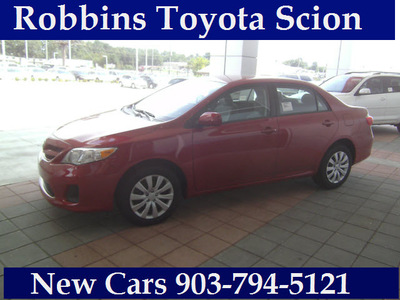 toyota corolla 2012 red sedan le gasoline 4 cylinders front wheel drive automatic 75569