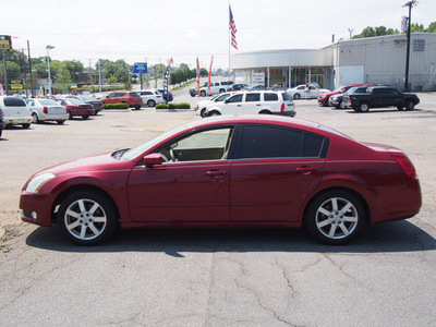nissan maxima 2006 dk  red sedan 3 5 gasoline 6 cylinders front wheel drive automatic 28217
