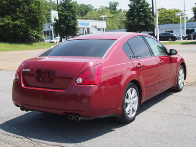 nissan maxima 2006 dk  red sedan 3 5 gasoline 6 cylinders front wheel drive automatic 28217