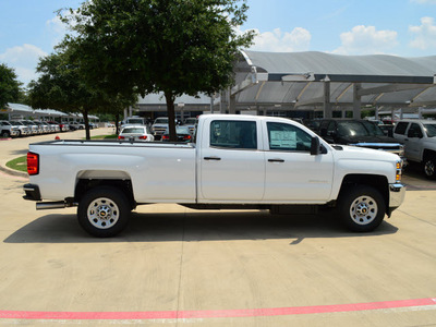 chevrolet silverado 3500hd 2015 white work truck 8 cylinders automatic 76051