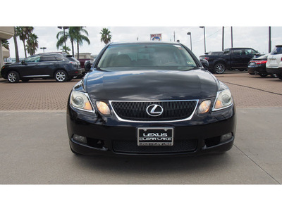 lexus gs 350 2007 black sedan gasoline 6 cylinders rear wheel drive shiftable automatic 77546