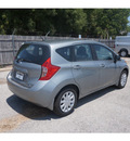 nissan versa note 2015 silver hatchback s gasoline 4 cylinders front wheel drive automatic 76116