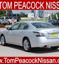 nissan maxima 2014 silver sedan 3 5 s 6 cylinders cvt 77090