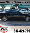 chevrolet camaro 2015 black coupe ls 6 cylinders automatic 76051