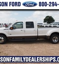 ford f 350 super duty 2015 white lariat biodiesel 2 wheel drive shiftable automatic 77864