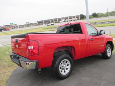 chevrolet silverado 1500 2008 red work truck gasoline 8 cylinders 2 wheel drive automatic 76108