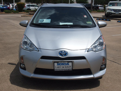 toyota prius c 2012 silver hatchback four hybrid front wheel drive automatic 77566