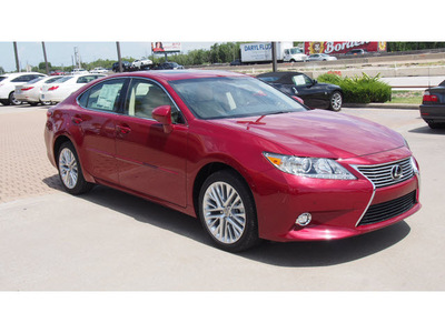 lexus es 350 2014 red sedan 6 cylinders automatic 77546