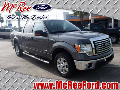 ford f 150 2012 gray xlt gasoline 6 cylinders 2 wheel drive automatic 77539
