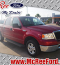 ford f 150 2008 red xlt flex fuel 8 cylinders 2 wheel drive 4 speed automatic 77539