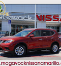 nissan rogue 2014 red sv gasoline 4 cylinders front wheel drive automatic 79119