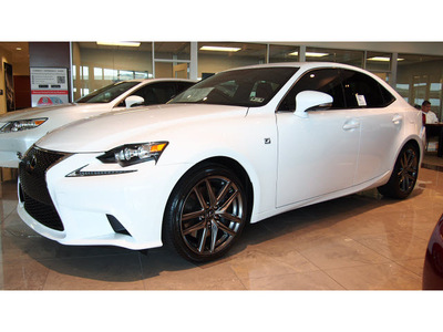 lexus is 350 2014 white sedan f sport 6 cylinders automatic 77074