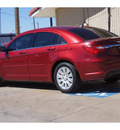 chrysler 200 2013 red sedan lx gasoline 4 cylinders front wheel drive automatic 79110