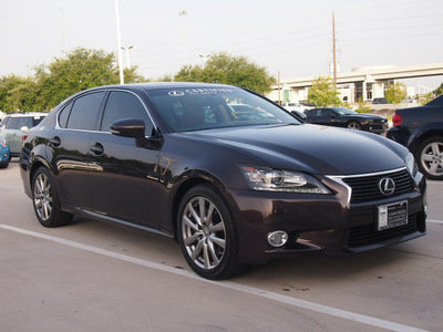 lexus gs 350 2013 brown sedan gs gasoline 6 cylinders rear wheel drive 6 speed automatic 77074