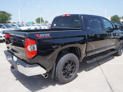 toyota tundra 2014 black sr5 gasoline 8 cylinders 2 wheel drive 6 speed automatic 76053