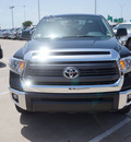 toyota tundra 2014 black sr5 gasoline 8 cylinders 2 wheel drive 6 speed automatic 76053