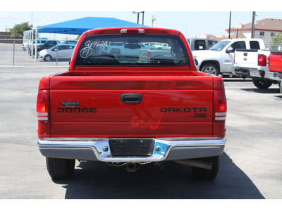 dodge dakota 2004 red pickup truck slt 8 cylinders automatic 76234