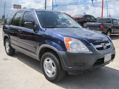 honda cr v 2004 dk  blue suv lx gasoline 4 cylinders front wheel drive automatic with overdrive 77379
